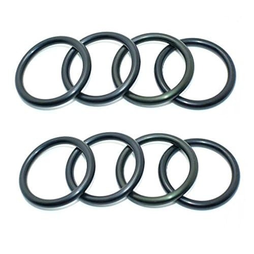 Probrother 8 PCS BILLET BUMPER TRUNK QUICK RELEASE FASTENER KIT REPLACEMENT RUBBER O RING