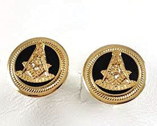 D0241 Masonic Past Master Cuff Link Set of Two