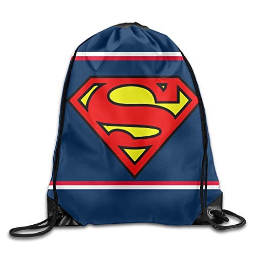 AYASHOP Super Man Logo S Drawstring Backpack Sack Bag/Travel Bag