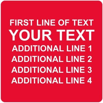 Custom Label With, Stick-n-Peel™ Polyester Cloth with Removable Adhesive Labels, 100 Labels / pack