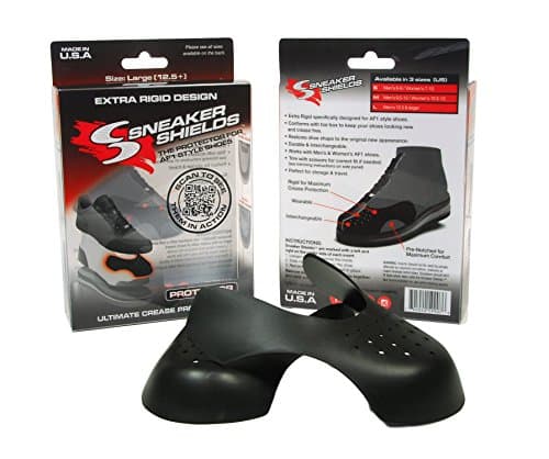 3 Pack - Sneaker Shields - Sneaker Protector Toe Box Decreaser, Anti Crease Wearable Inserts for Shoes - Keep Your Kicks Crease Free - Pre Notched - Protector (Small (Men's 6-9 / Women's 7-10))