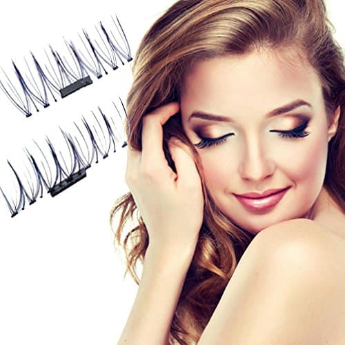Ultra-thin Magnetic Eye Lashes 7mm 3D Mink Reusable False Magnet Eyelashes Extension (B)