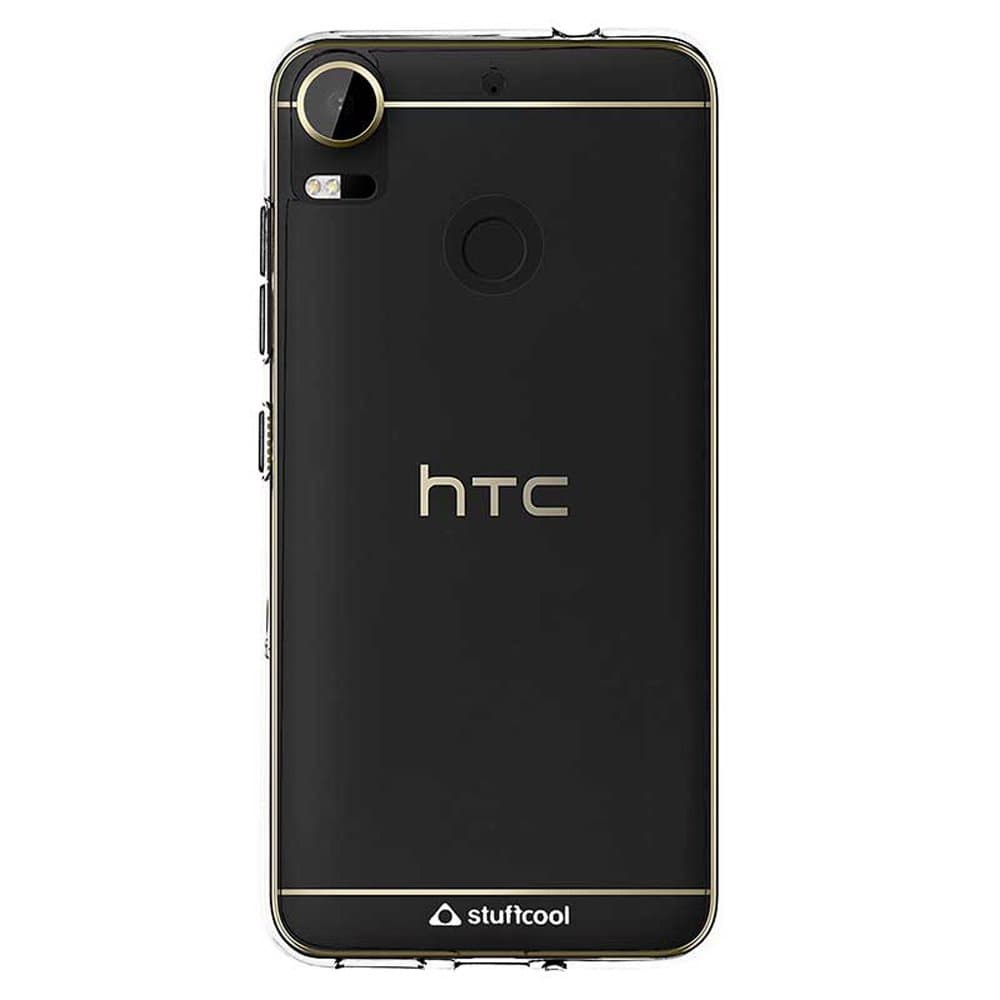 Stuffcool Pure Transparent Soft Back Case Cover for HTC Desire 10 Pro - Clear