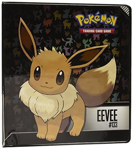 Eevee 2" Storage for Pokemon Cards 3-Ring Binder Card Game with Beautiful Cover