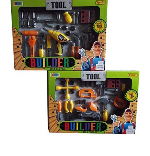 Toy Tools Set Wrench Hammer Screwdriver Mechanics Carpenter Builder Bob Construction Play Set-Set Varies