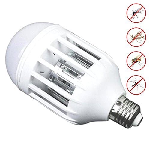 Coolcycling Mosquito Killer Lamp Bug Zapper Light Bulb Electronic Insect Killer Mosquito Repellent Bulb for Home Indoor Outdoor Garden