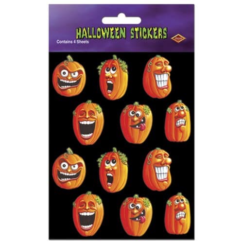 Wacky J-O-L Stickers (4 Shs/Pkg)