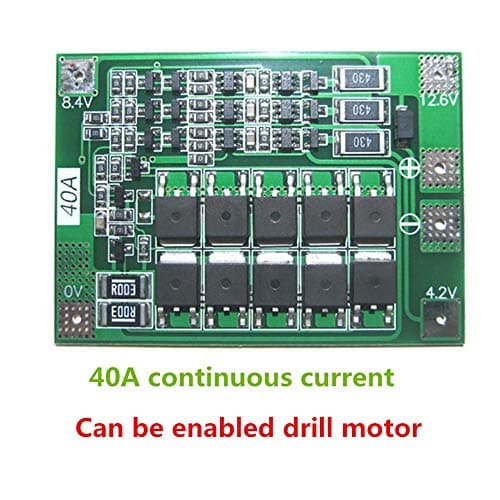 SYM 3S 40A Li-ion Lithium Battery Charger Protection Board PCB BMS For Drill Motor 11.1V 12.6V Lipo Cell Module with Balance