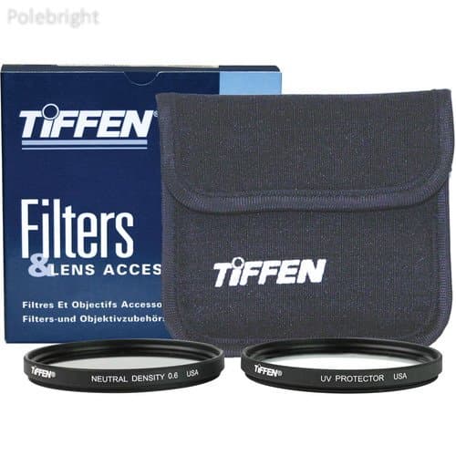 37mm Video Twin Pack (Clear, Neutral Density (ND) 0.6 and Soft Pouch) - Polebright updated