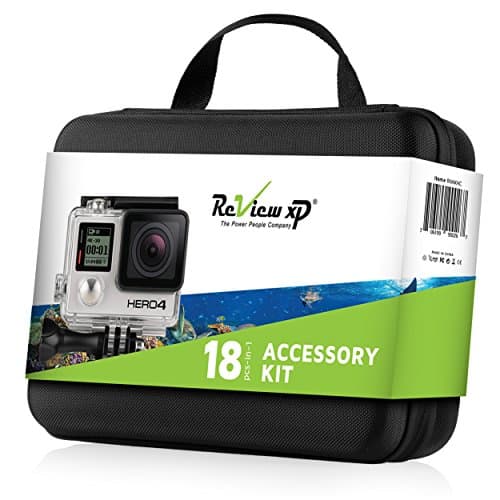Review XP - Complete water Equipment Bundle for GoPro cameras - Includes Medium Shockproof Carrying case + Floating Bobber + Removable Floaty Sponge + Standard Backdoor + Fog Free Inserts &amp; more.