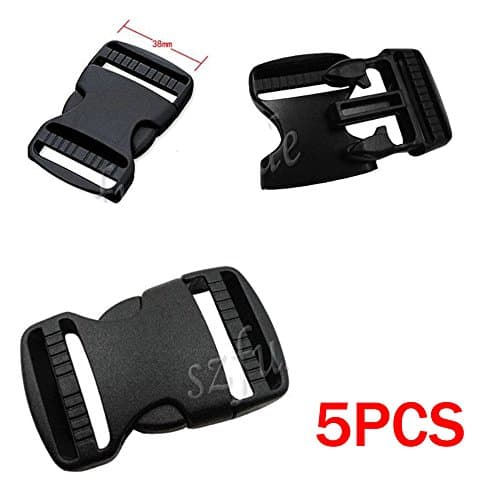 38mm Plastic Side Quick Release Buckle (5PCS)