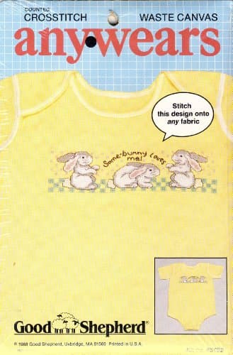 Anywears Cross Stitch Pattern - "Bunny Love" Kit #83652