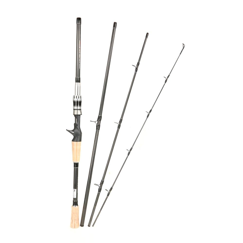 Explopur 2.1m Fishing Rod - 4 Sections Casting 99% Carbon Rods Fishing Pole with Included Bag - Model B