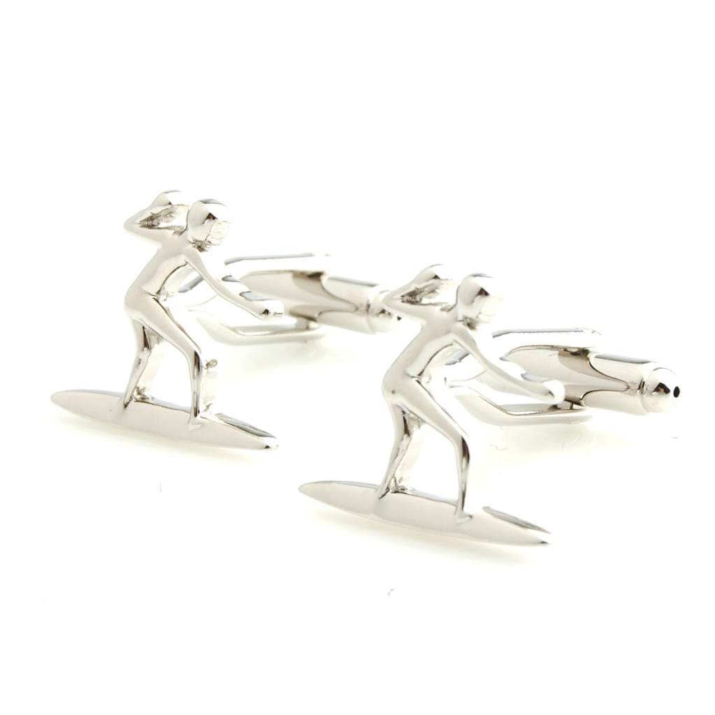 The Smart Man Men's Surfboard Cufflinks