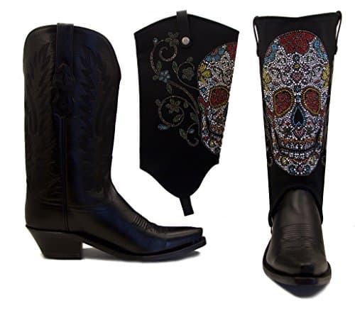 Old West Boots With Sugar Skull BootRoxx Size 8
