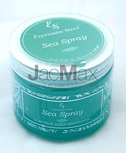 Sea Spray 13 Oz Solid Gel- Scented Odor Eliminator Air Freshener By Expressive Scent