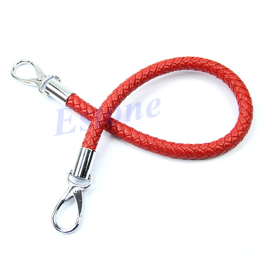 Dabixx Round DIY Replacement Convenient Purse Handle Shoulder Bag Handbag Strap Rope Red