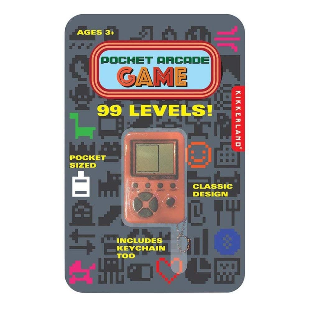 Kikkerland Pocket Retro Arcade Game