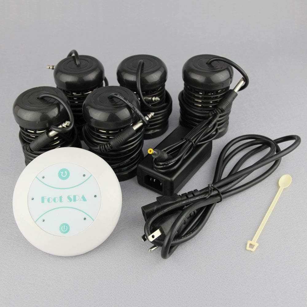 QiQibaby Ionic Detox Foot Bath Cleanse Spa Ionic Cell Cleanse SPA Machine Instrument and 5 Round Arrays