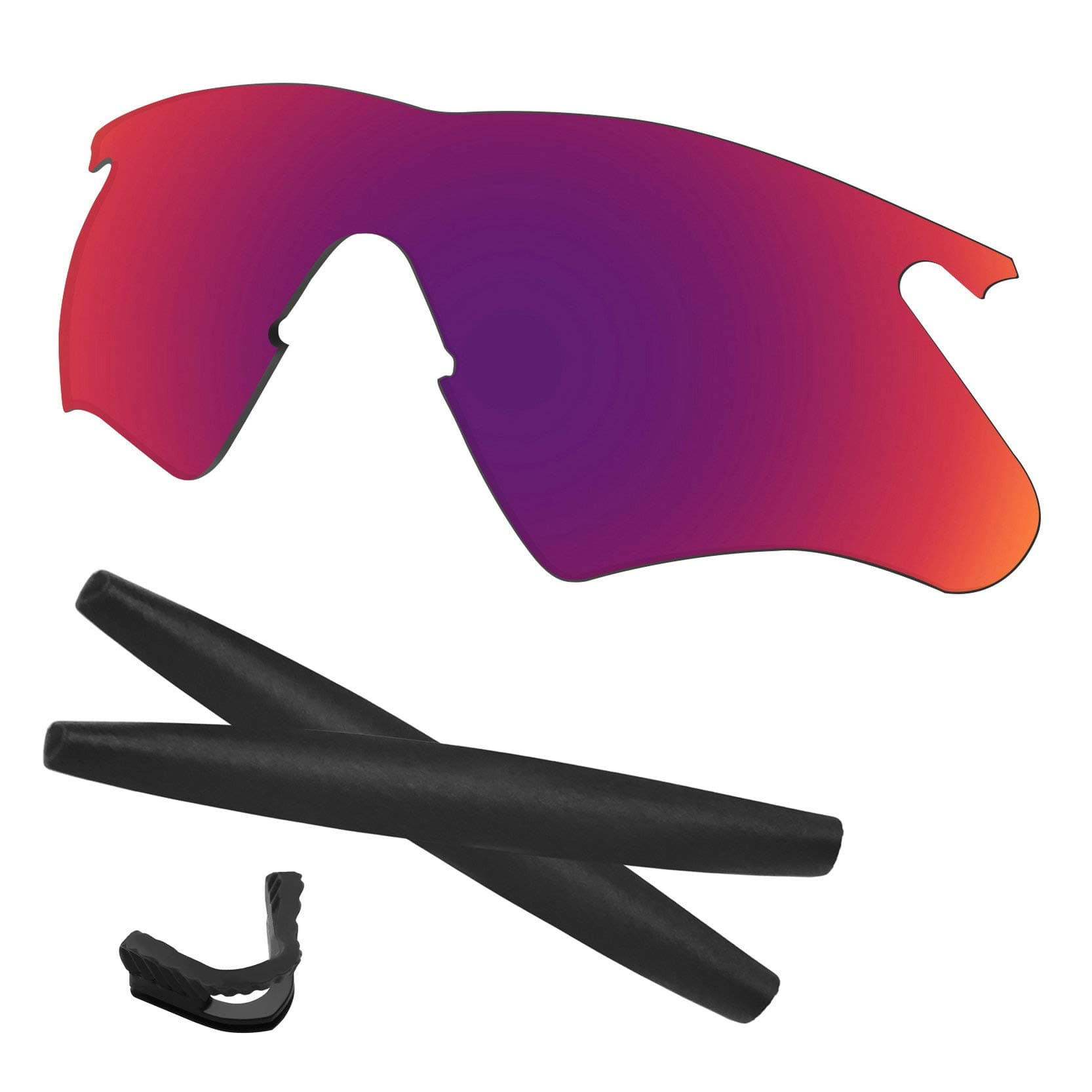 M Frame Heater Lenses & Rubber Kits Replacement for Oakley Sunglass Polarized