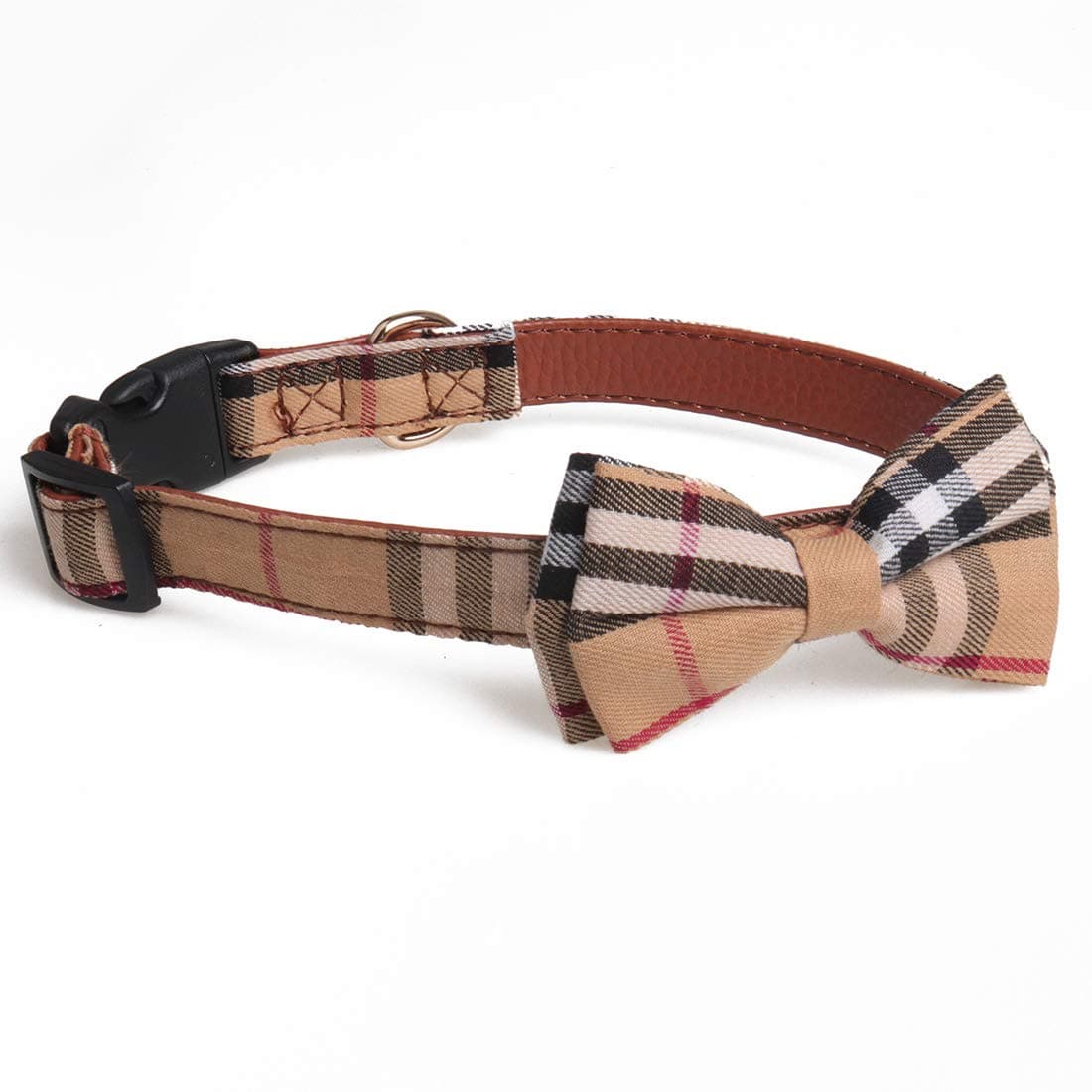chede Soft &Comfy Bowtie Dog Collar， Detachable Adjustable Bow Tie Collar Pet Gift