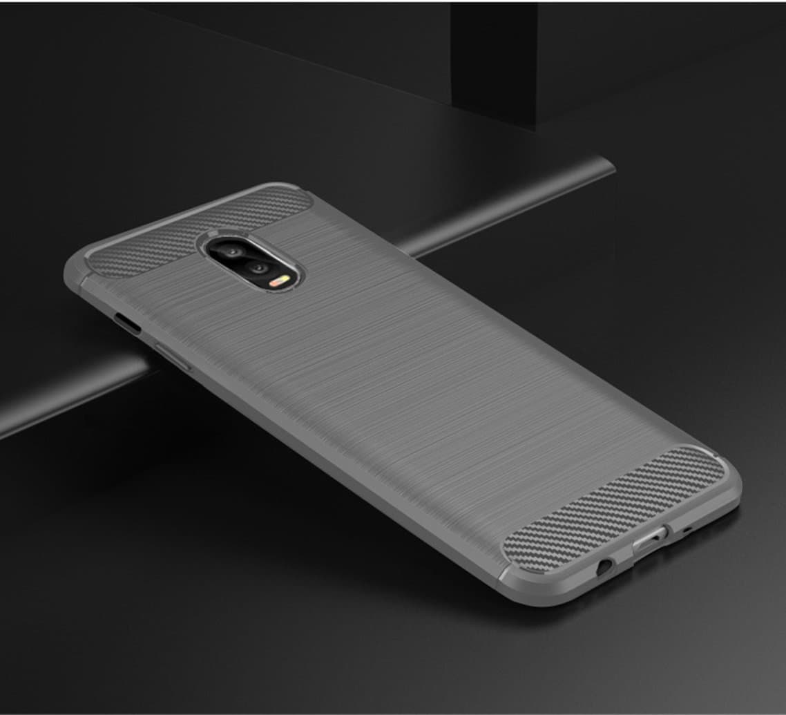 Samsung Galaxy C8 Case Cover Shell,Carbon Fiber Material Case,Smooth Non-Slip Soft,Anti-Fingerprint case,Fully Protective Case Cover for Samsung Galaxy C8
