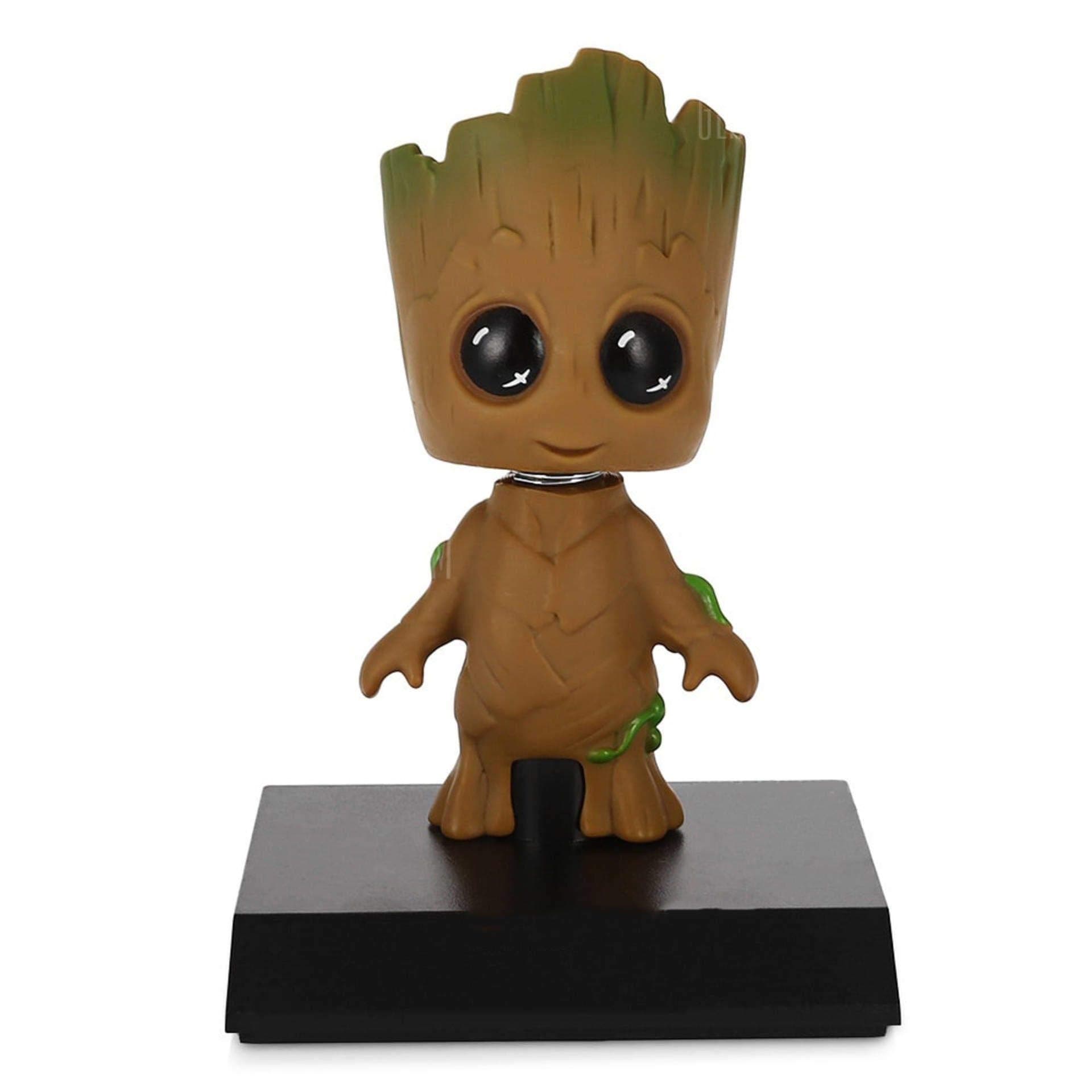 INNOVATIVE PRODUCTS Marvel/Avengers Groot 2 Bobble Head with Stand and Mobile Holder for Car Dashboard, Desk or Table Top with Box
