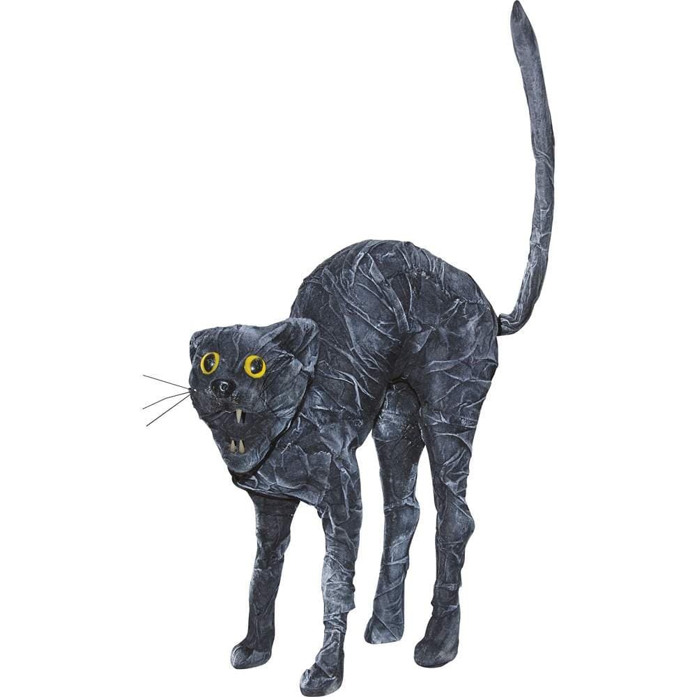 Creepy Hissing Cat Halloween Prop