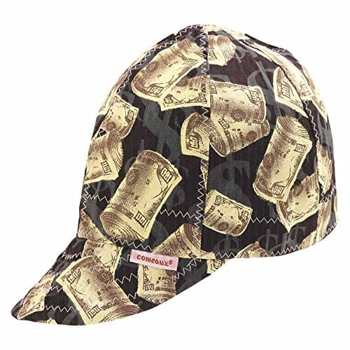 Deep Round Crown Caps, Size 7, Assorted Prints (33 Pack)