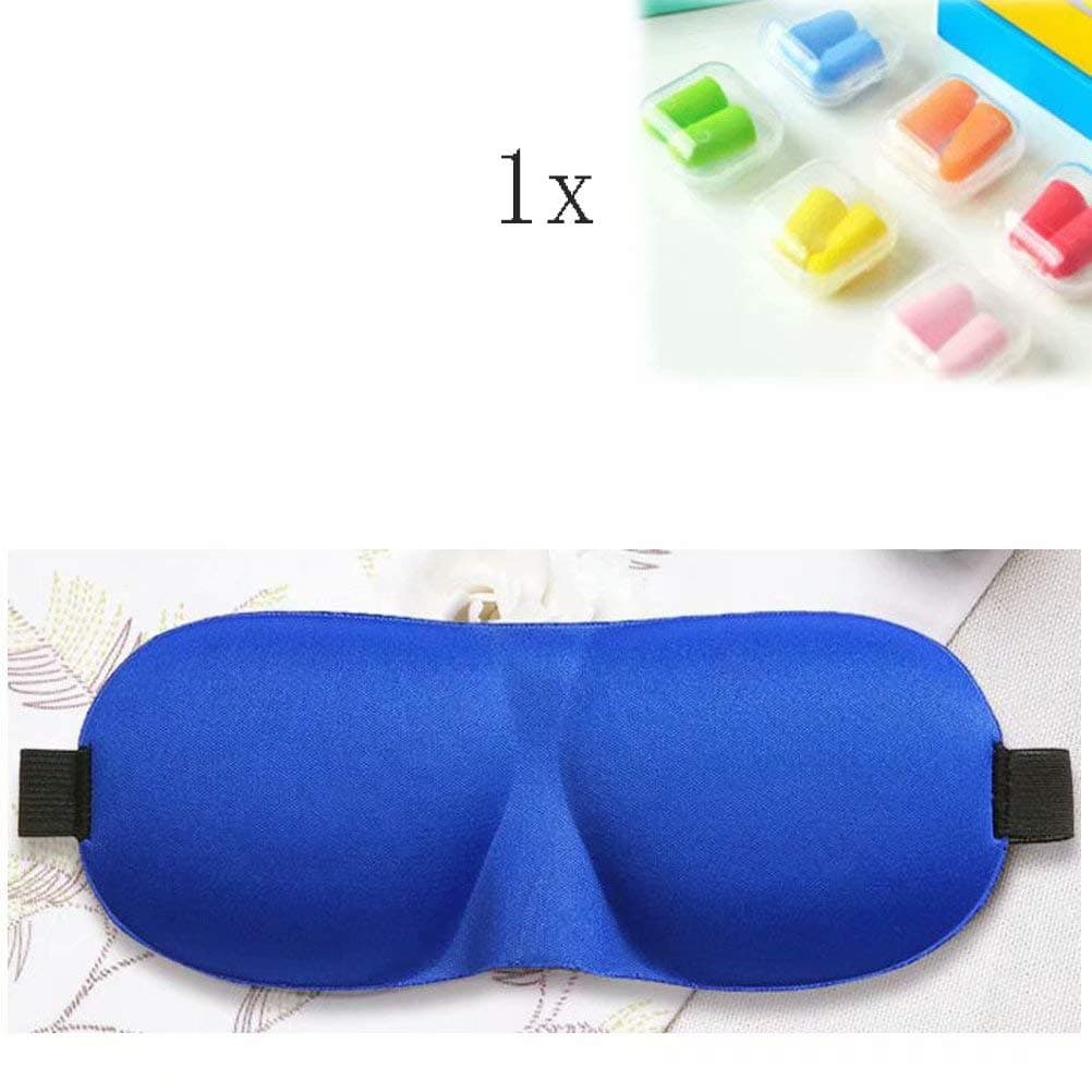 Sleep Mask, Sleeping Masks with Soft Memory Foam for Night Men&Women, Bed Eye Mask with Blackout Design,Comfortable Ear Plugs Set for Travel Flight