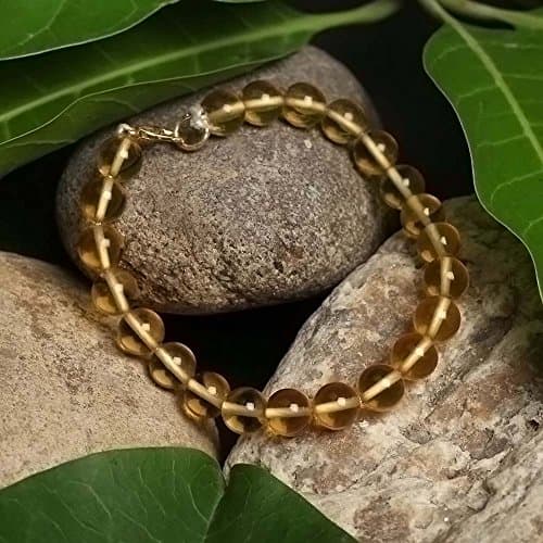 22 pcs Natural Hydro Genuine Citrine Round Shape Plan Beads,Beautiful Jewelry 8 MM Semi-Precious Gemstones Bracelet,82.70 Cts. B310.