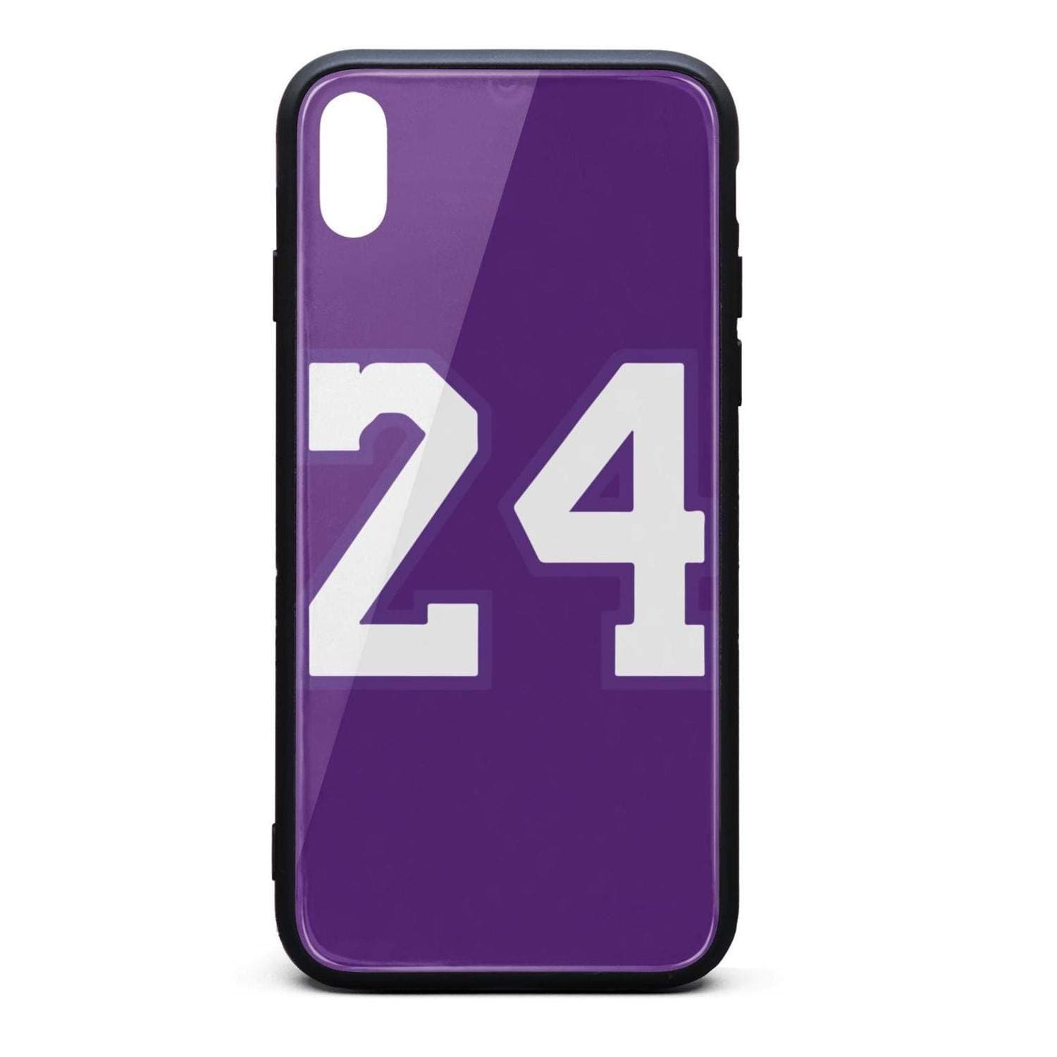 Black-Mamba-Kobe-Bryant-#24- for iPhone X Case Cute Lightweight TPU Rubber Frame Hard PC Back Shell