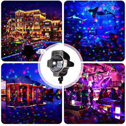 Projection Lights, Color Maple Leaf lamp, Light Lamps, Projectors, Remote Controls, Sports Decorations, Garden Lights, Lawn Llights, Indoor/Outdoor,Waterproof Christmas Holidays, Halloween Parties.
