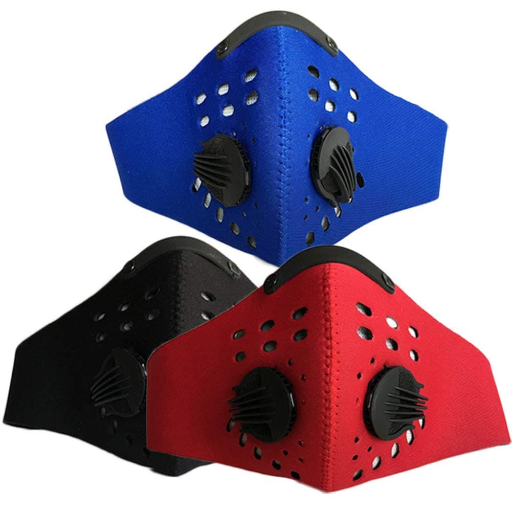 5 Layer Carbon Filter Face Mask Anti Pollution Dust Mask Smoke Air Purifying Multi Layer with Filtered Activated Carbon Respirator