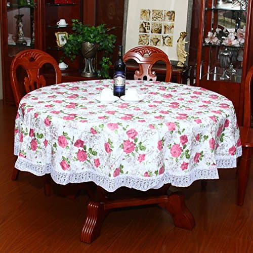 [Waterproof wallpaper]/Round table/Thickened Hotel plastic table cloth/PVC round tablecloth/Oil disposable tablecloth-I diameter152cm(60inch)