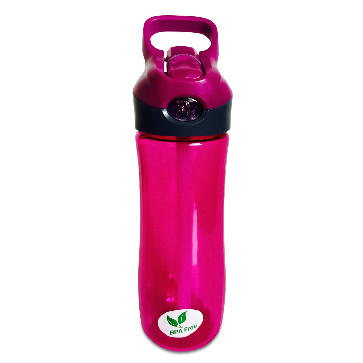 Sports Water Bottle - 550 ml - Bottlehead with Pull-tab and Button Switch