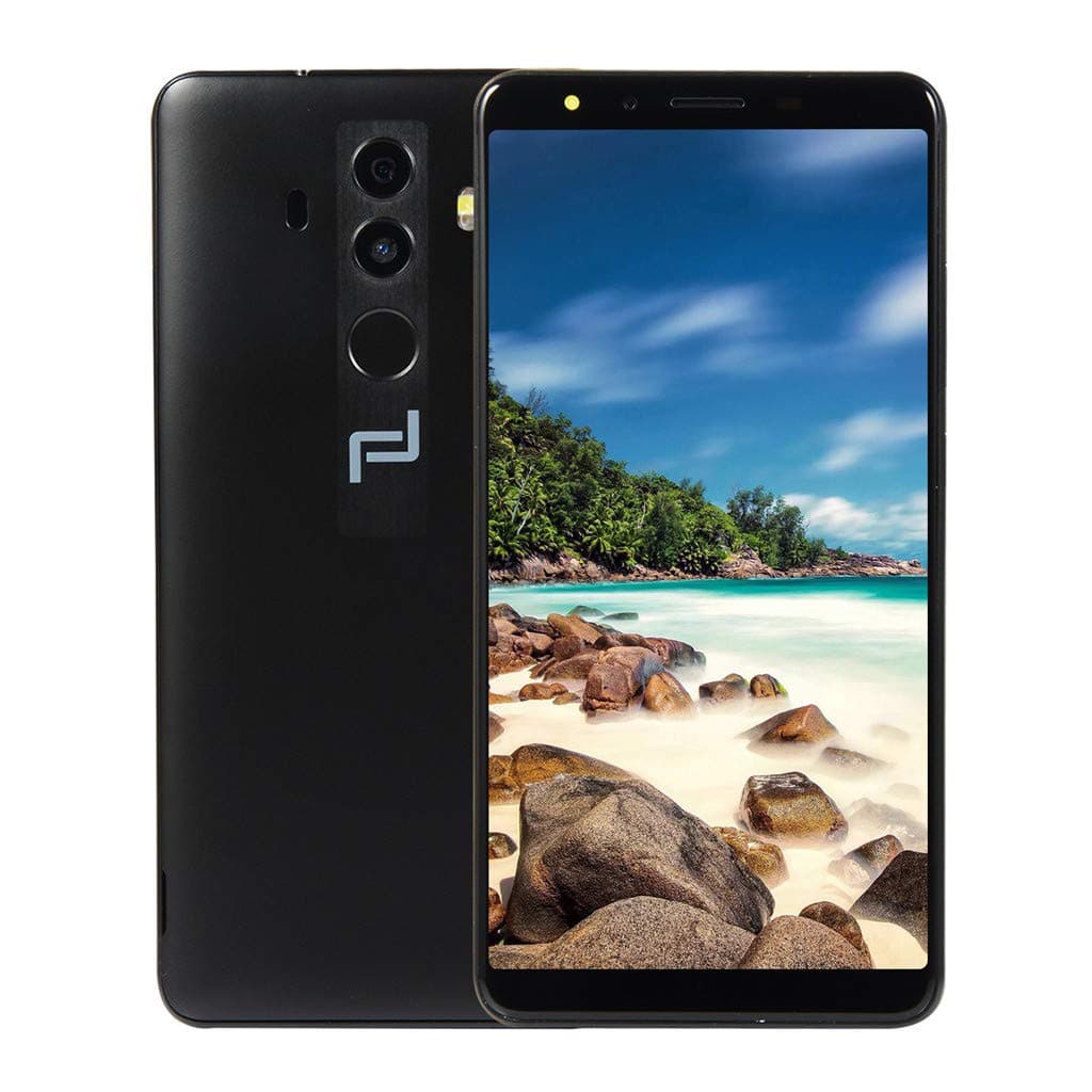 5.7'' Unlocked Mobile Phone-512MB+4G Android 6.0 Quad-Core Dual WiFi Smartphone (Black)