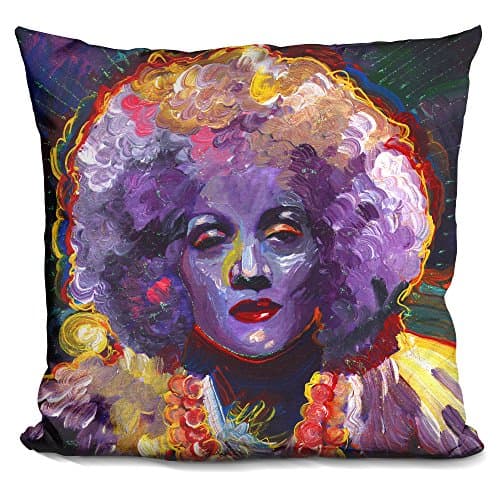 LiLiPi Marlene Deitrich Vodoo Decorative Accent Throw Pillow