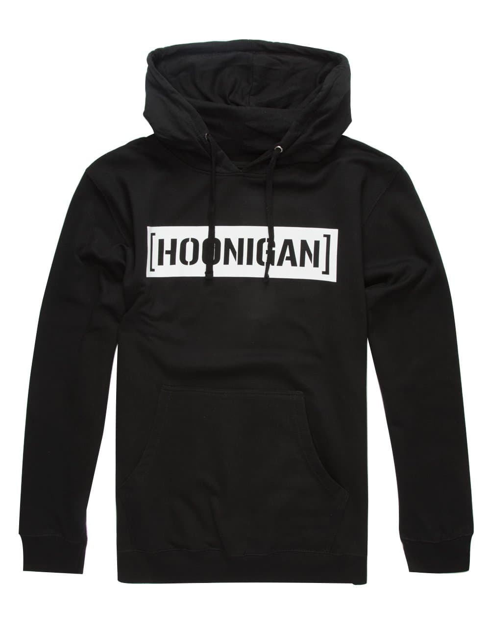 Hoonigan Black-White Censor Bar Hoody