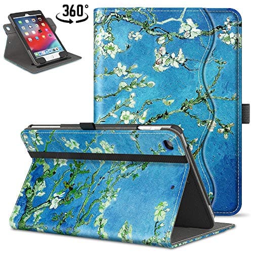 Retear Case for iPad 9.7 inch 2018/2017 360 Degree Rotating PU Lightweight Smart Leather Stand Apple Cover with Auto Wake/Sleep