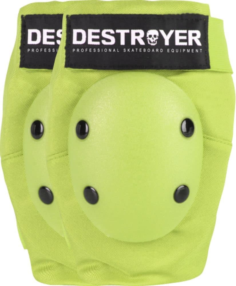 Destroyer Amateur Lime Elbow Pads - X-Large
