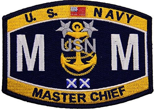 Rate M M Master Chief Machinist Mate Patch Full Color