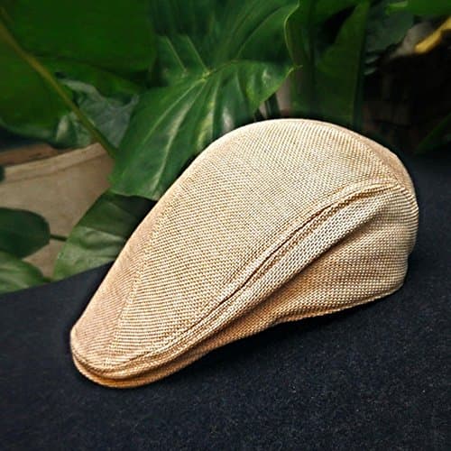 GUYOULY Hat Men Summer Sunscreen Cap Tide Wild Head Duckbill Hat Sunscreen Painter Hat