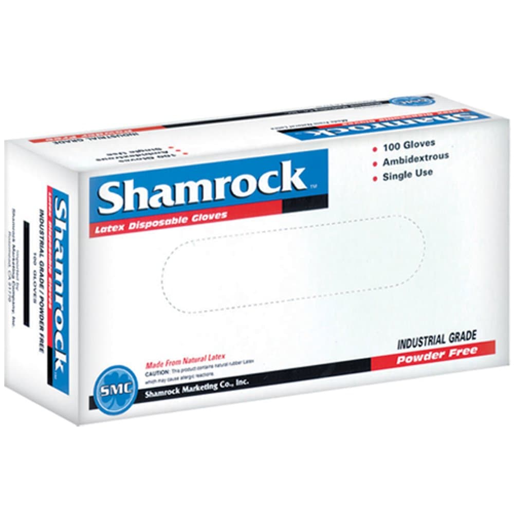 Shamrock 60414-XL-bx Work, thin, No Powder, Thin, ,Rubber, X-Large, Natural
