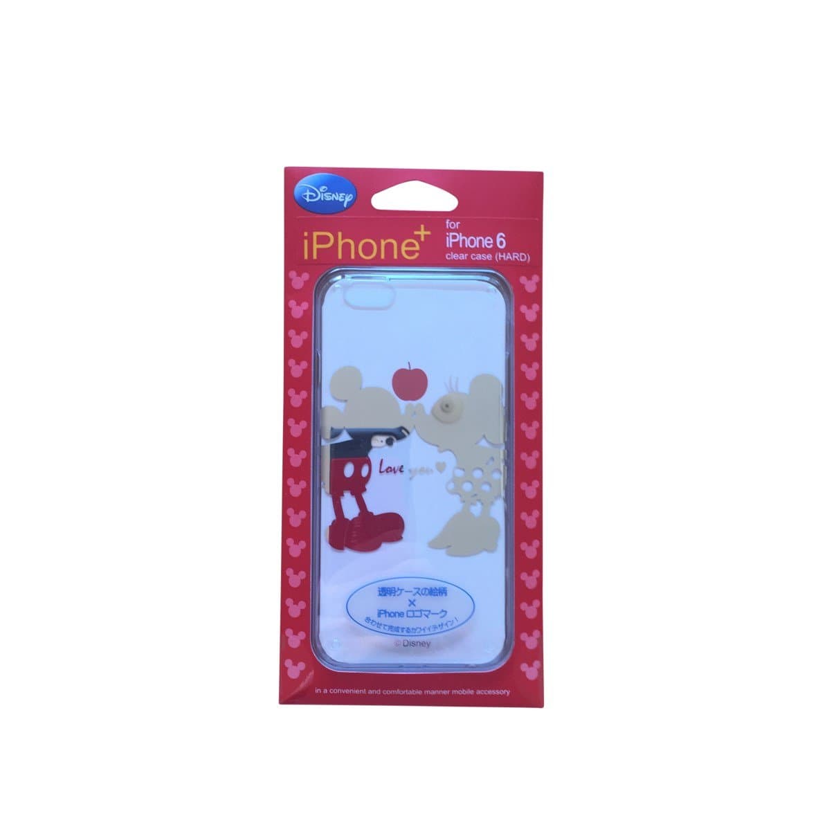 iPhone 6 (NOT 6 Plus) Clear Case - Disney - Mickey & Minnie Mouse Kissing