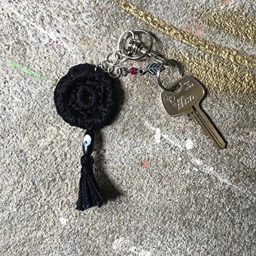 Boho Decor Bohemian Dreamcatcher Black Boho Chic evil eye car decoration charm Keychain beat Charm