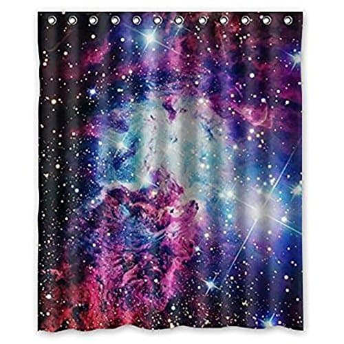 KXMDXA Custom Space Nebula Universe Pattern Retro Galaxy Tribal Patterned Shower Curtain 60 x 72 inch