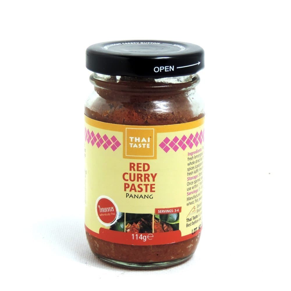 Thai Taste Panang Red Curry Paste 114g (Pack of 2)