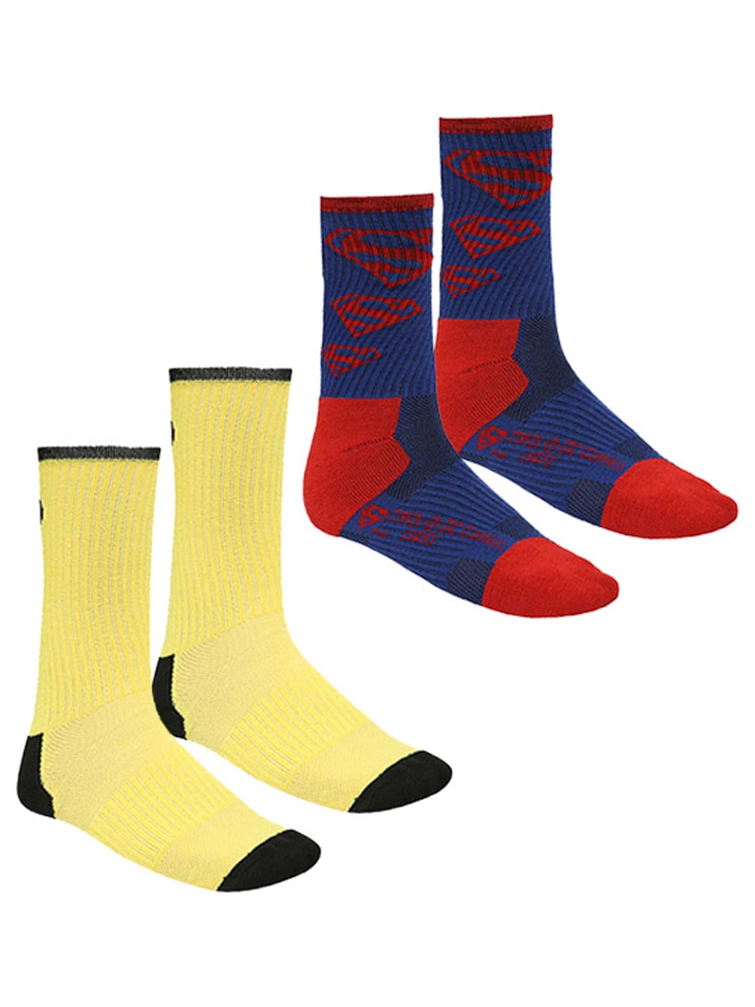 Official Merchandise DC Goals Multicolour Unisex Crew Socks Combo