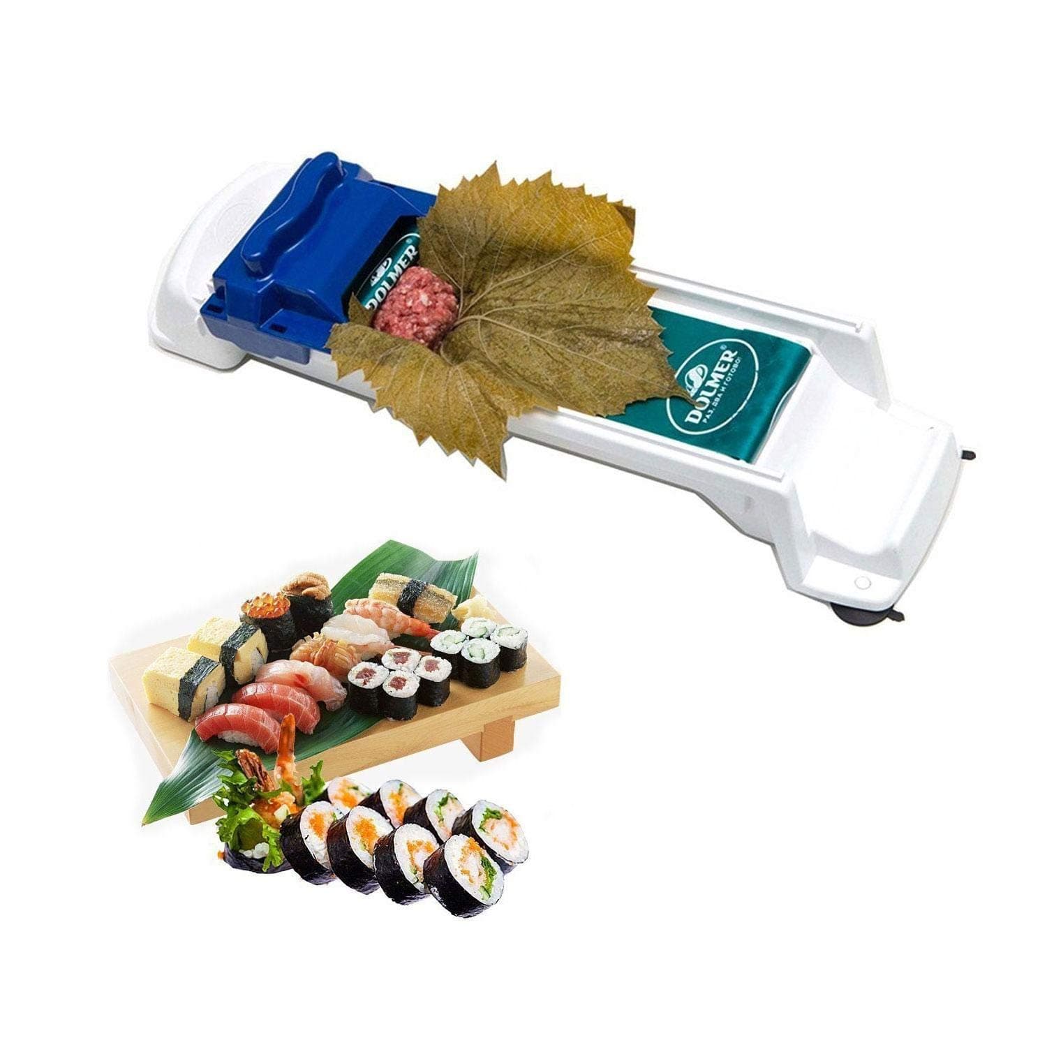Sushi Mold Vegetable Meat Rolling Tool Sushi Roller Dolma Sarma Roller Magic Sushi Roller Stuffed Grape Cabbage Leave Grape Leaf Machine